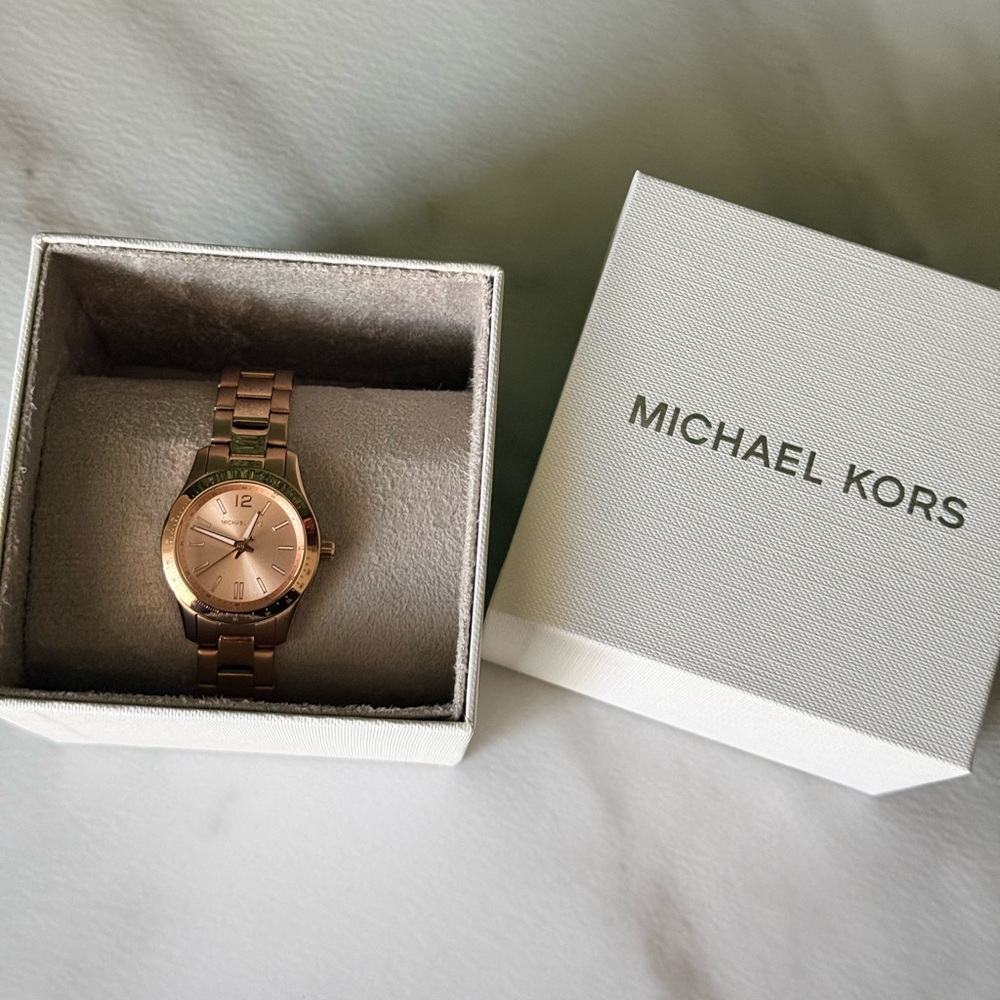 Michael Kors Rose Gold Stainless Steel Watch
